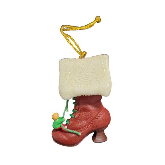 Vintage Hallmark 1980 Old Woman Who Lived in a Shoe w/children Christmas Ornamen - Picture 2 of 5